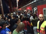 Passageiros lotam plataforma na Estação Pinheiros da CPTM. Foto? Cauê Fabiano/G1